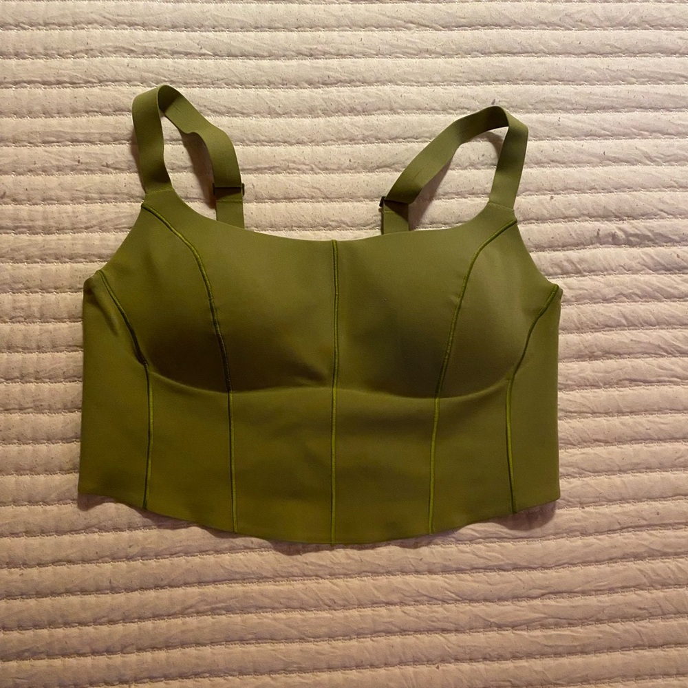 Aerie Olive Green Corset Bralette